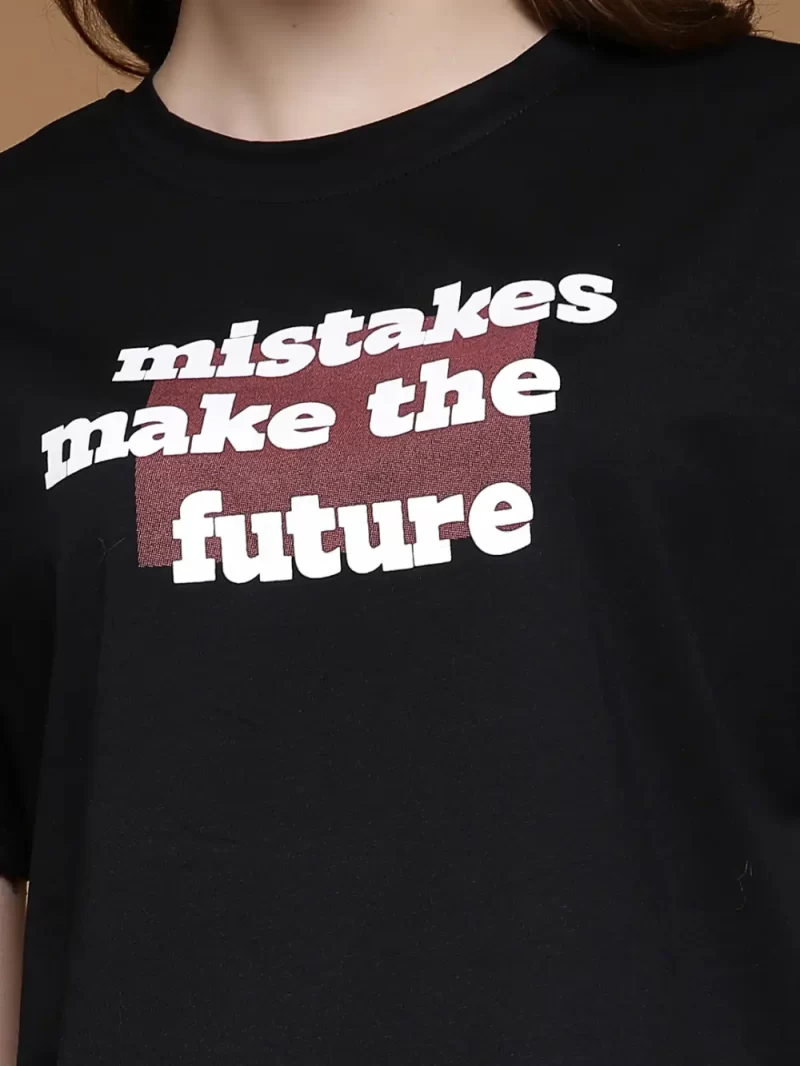 Printed Round Neck Cotton Tee