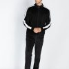 Status Quo Men'S Solid High Neck Tracksuit