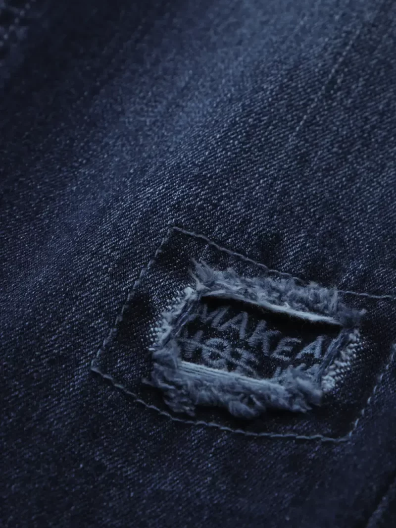 Gini And Jony Boys Dark Blue Distressed Denim Jeans Fixed Waist