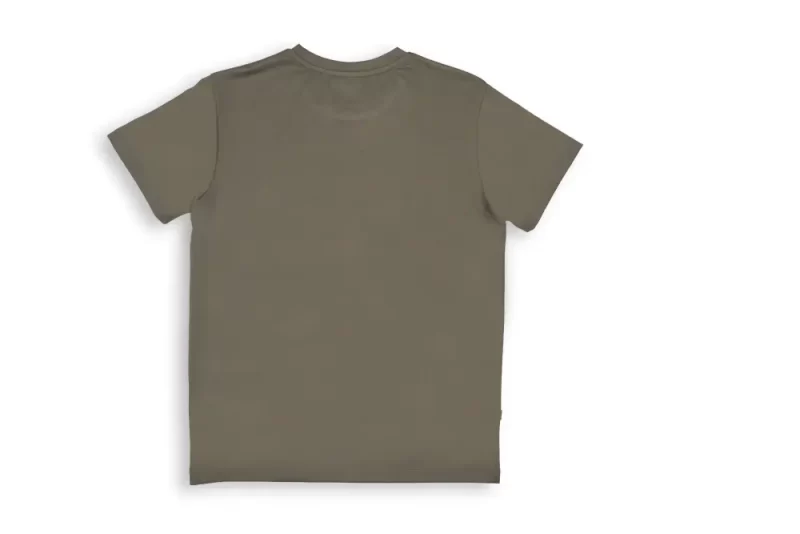 Gini And Jony Boys Olive Graphic Print Cotton T-Shirt Half Sleeves