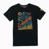 Gini And Jony Boys Black Graphic Print Cotton T-Shirt Half Sleeves
