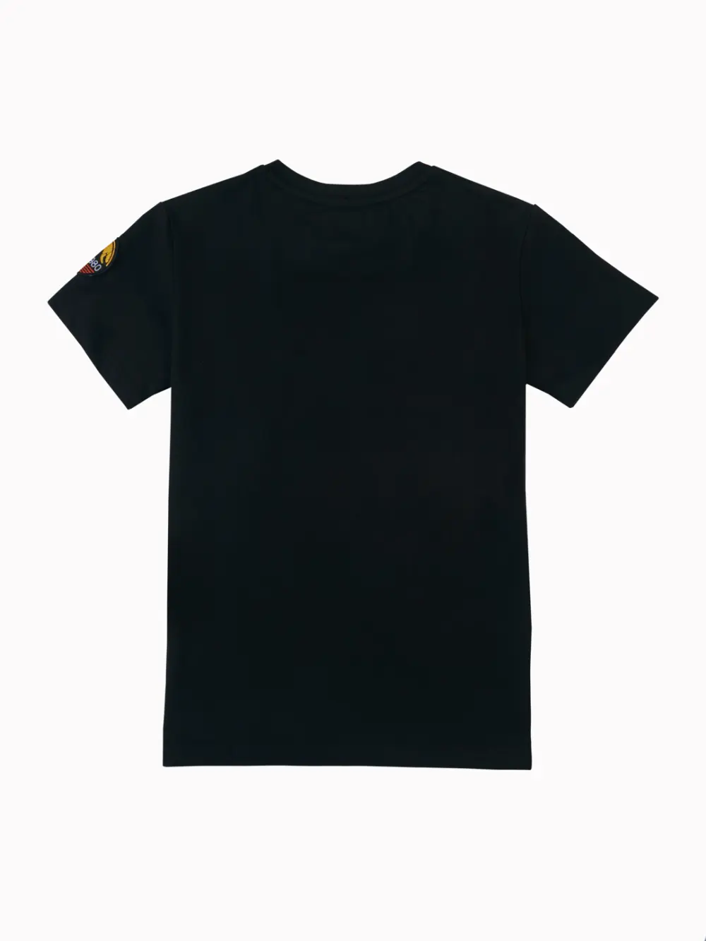 Gini And Jony Boys Black Graphic Print Cotton T-Shirt Half Sleeves
