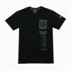 Gini And Jony Boys Black Typography Cotton T-Shirt Half Sleeves