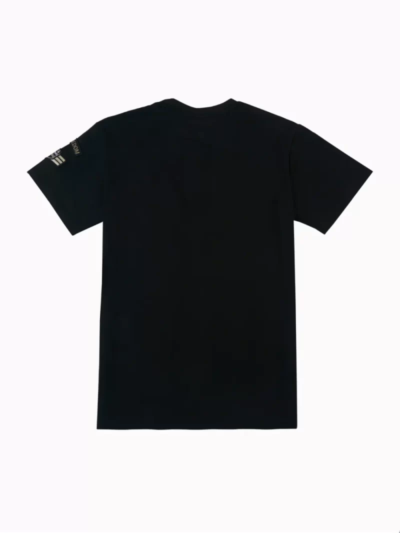 Gini And Jony Boys Black Typography Cotton T-Shirt Half Sleeves