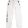 Gini And Jony Boys White Typography Cotton Track Pant Elasticated