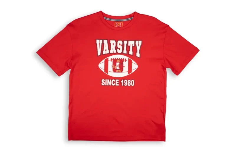 Gini And Jony Boys Red Graphic Print Cotton T-Shirt Half Sleeves