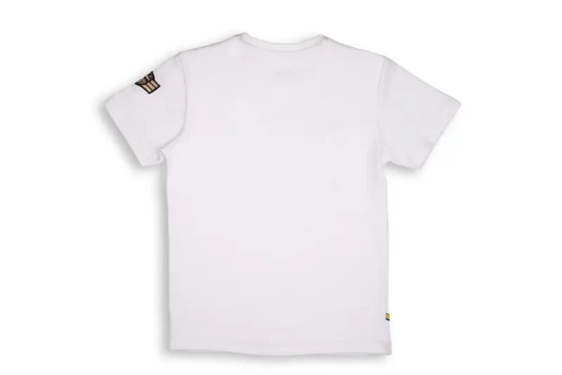 Gini And Jony Boys White Typography Cotton T-Shirt Half Sleeves