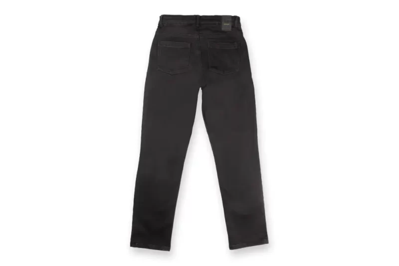 Gini And Jony Boys Black Solid Denim Jeans Fixed Waist
