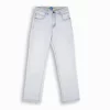 Gini And Jony Boys Light Blue Washed Denim Jeans Fixed Waist