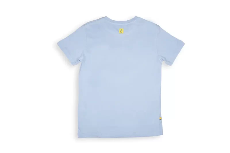 Gini And Jony Boys Blue Graphic Print Cotton T-Shirt Half Sleeves