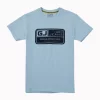 Gini And Jony Boys Blue Graphic Print Cotton T-Shirt Half Sleeves