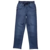 Gini And Jony Boys Blue Washed Denim Jeans Back Elasticated