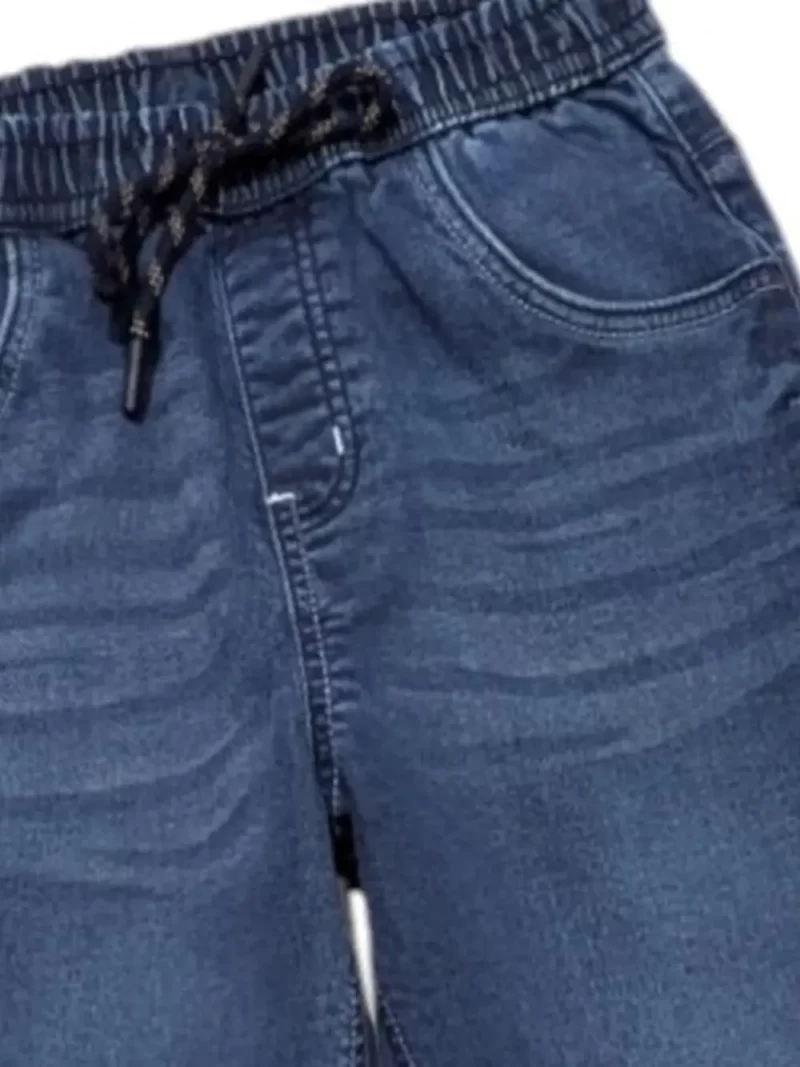 Gini And Jony Boys Blue Washed Denim Jeans Back Elasticated