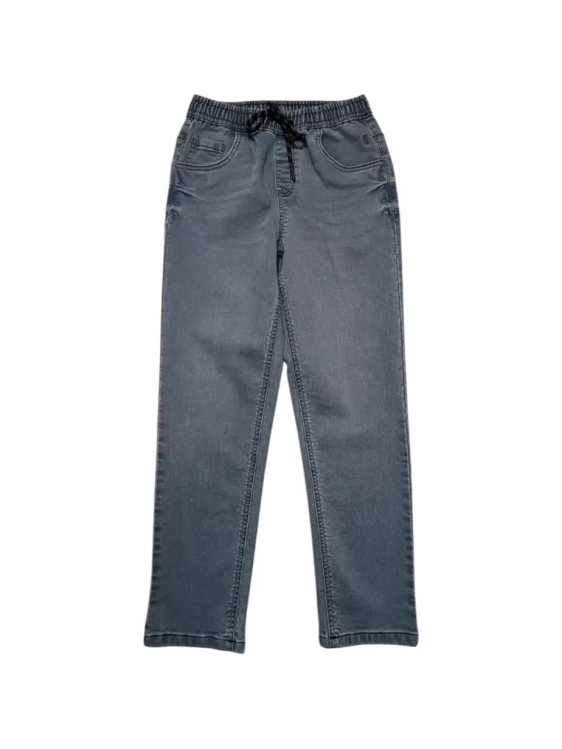 Gini And Jony Boys Blue Washed Denim Jeans Back Elasticated