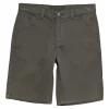 Gini And Jony Boys Olive Solid Cotton Bermuda Fixed Waist