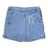 Gini And Jony Girls Blue Washed Denim Skirt Elasticated