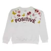 Gini And Jony Girls White Graphic Print Cotton Sweat Shirt Full Sleeves