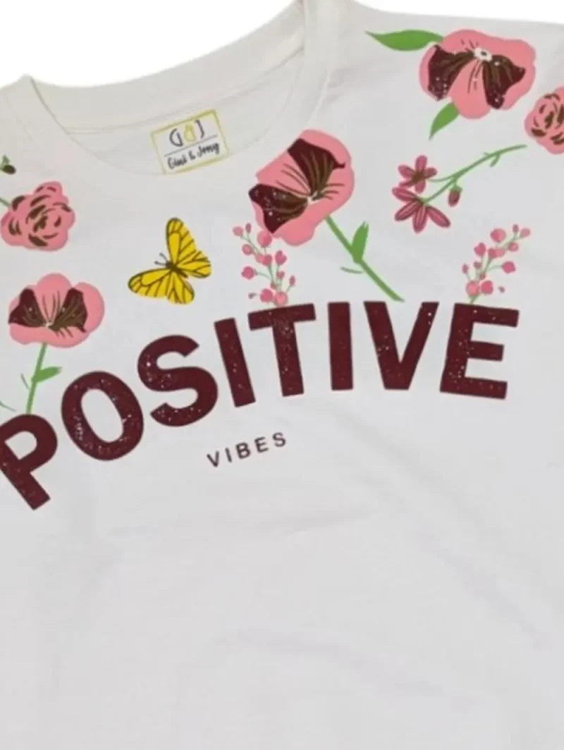 Gini And Jony Girls White Graphic Print Cotton Sweat Shirt Full Sleeves