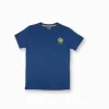 Gini And Jony Boys Blue Graphic Cotton T-Shirt Half Sleeves