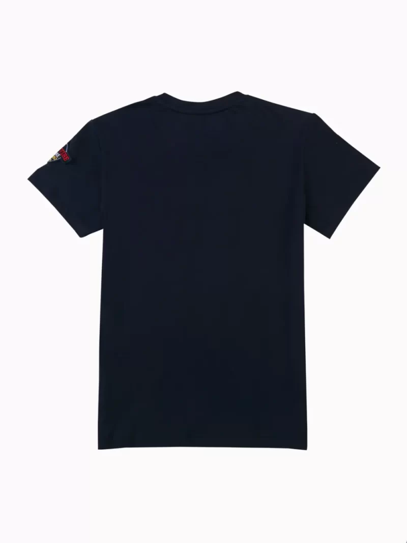 Gini And Jony Boys Navy Blue Graphic Print Cotton T-Shirt Half Sleeves