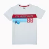 Gini And Jony Boys White Graphic Cotton T-Shirt Half Sleeves