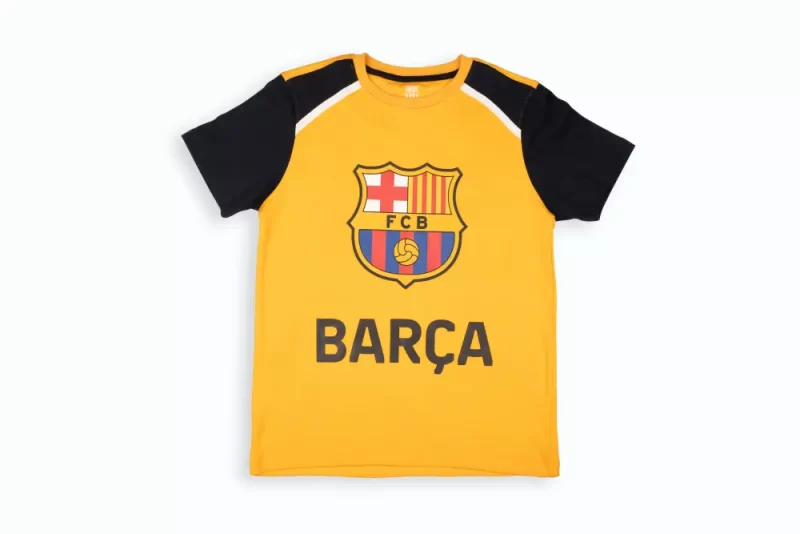 Gini And Jony Boys Yellow Graphic Print Cotton T-Shirt Half Sleeves