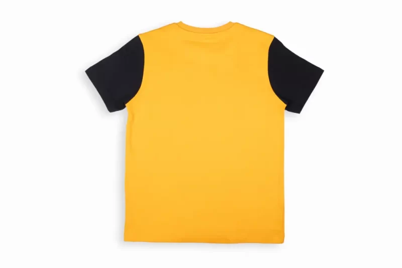 Gini And Jony Boys Yellow Graphic Print Cotton T-Shirt Half Sleeves