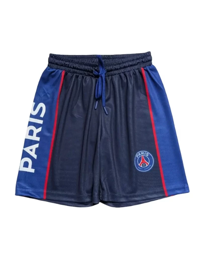 Gini And Jony Boys Navy Blue Colorblock Jersey Shorts Elasticated