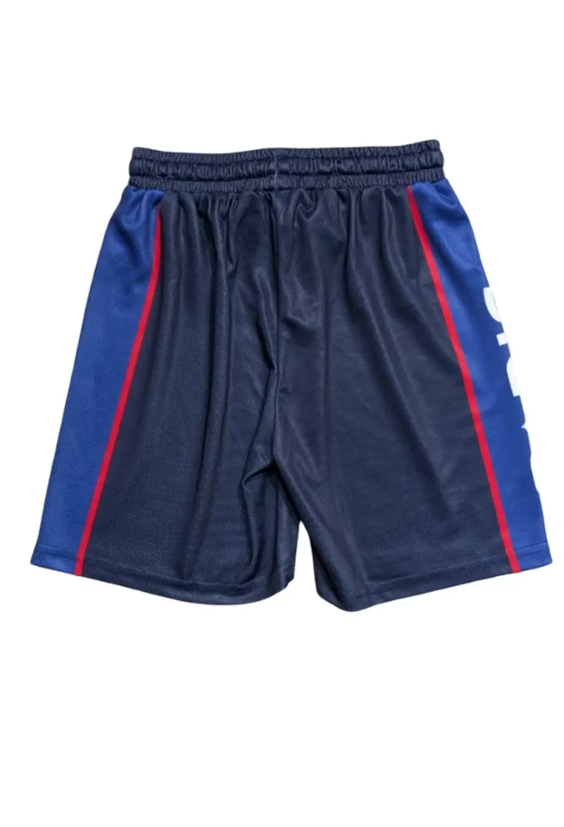 Gini And Jony Boys Navy Blue Colorblock Jersey Shorts Elasticated