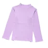 Gini And Jony Girls Pink Solid Cotton Skivvy Full Sleeves
