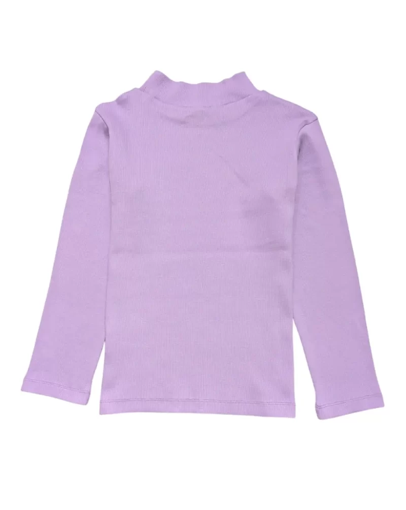 Gini And Jony Girls Pink Solid Cotton Skivvy Full Sleeves