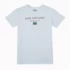 Gini And Jony Boys White Graphic Print Cotton T-Shirt Half Sleeves