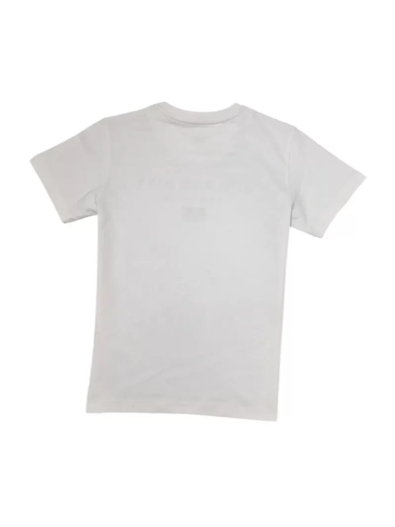 Gini And Jony Boys White Graphic Print Cotton T-Shirt Half Sleeves