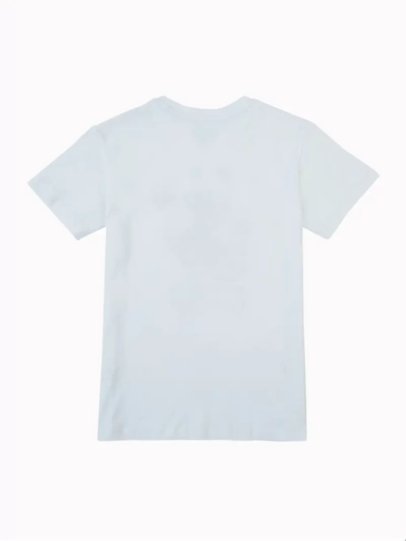 Gini And Jony Boys White Graphic Print Cotton T-Shirt Half Sleeves