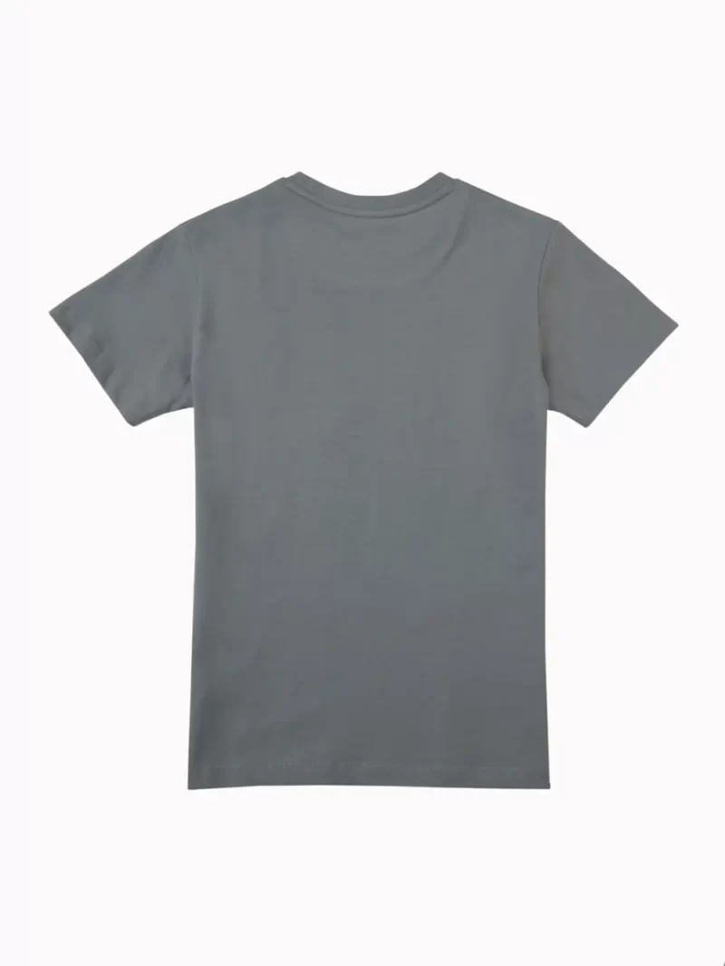 Gini And Jony Boys Grey Graphic Cotton T-Shirt Half Sleeves