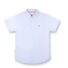 Gini And Jony Boys Blue Solid Cotton Shirt Half Sleeves