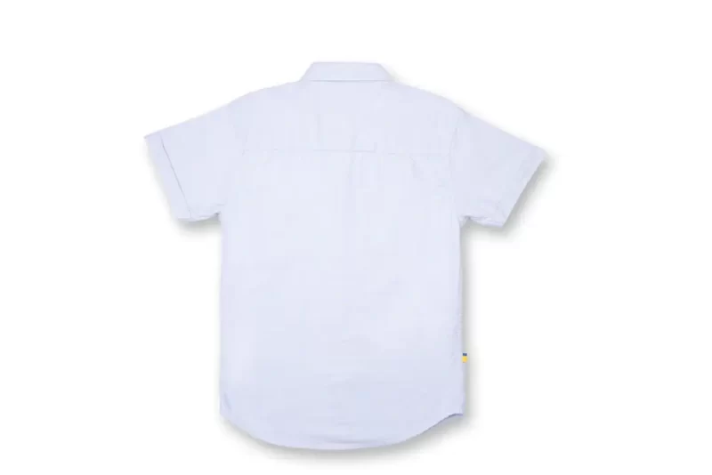 Gini And Jony Boys Blue Solid Cotton Shirt Half Sleeves