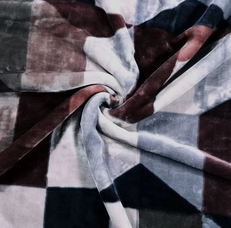 Sarla Cloud Touch Ultra Soft Aabha Blanket, Brick Mirage