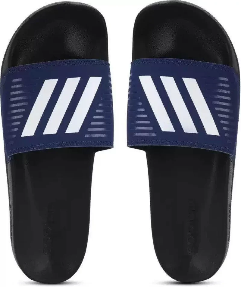 Adidas Brand Mens Contaro M Slides / Slipper / Flipflop Gb2632 (Blue/White)