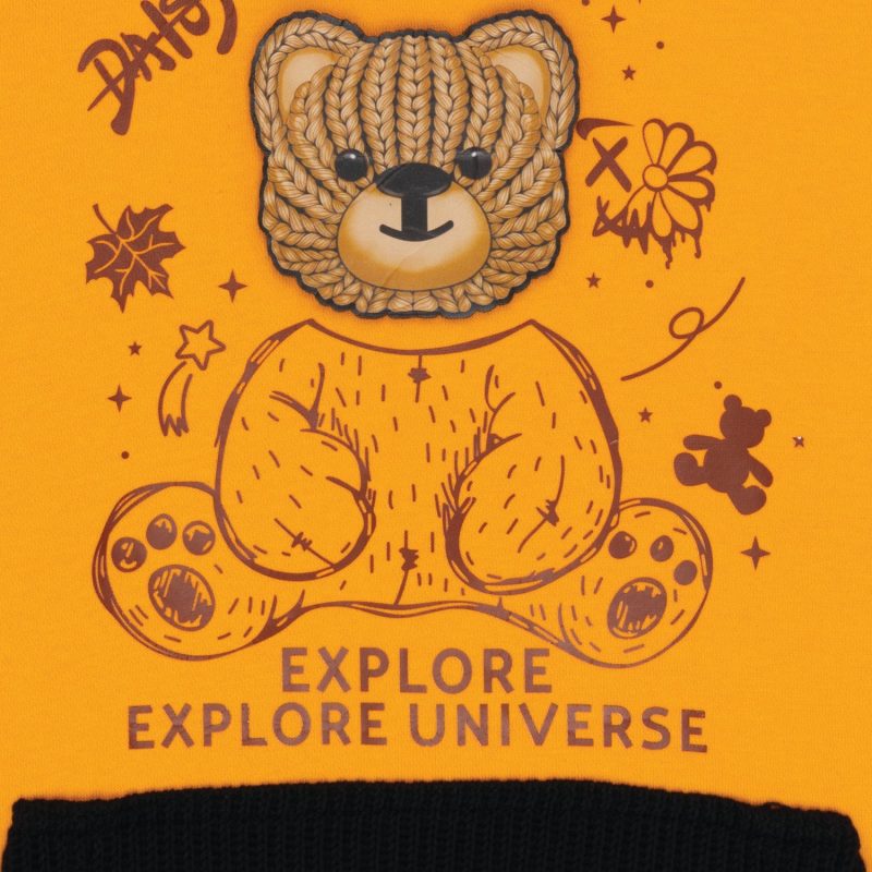 Status Quo Boys Printed Hooded Sweatshirt