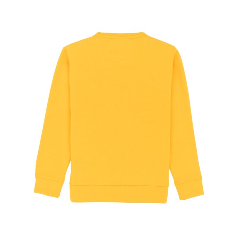 Status Quo Boys Front Typography And Cartoon Print Fleece Full Sleeve Sweatshirt