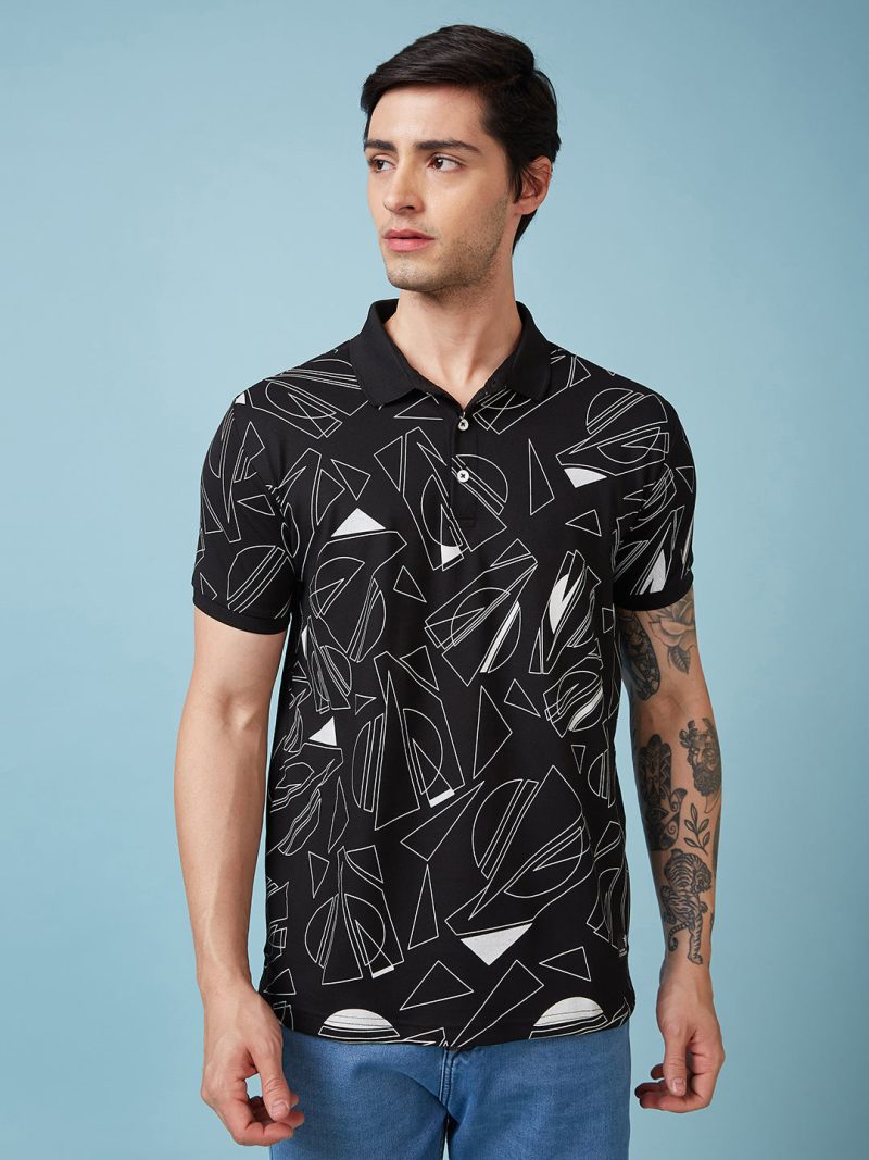 Status Quo Men'S Printed Regular Fit Tshirts