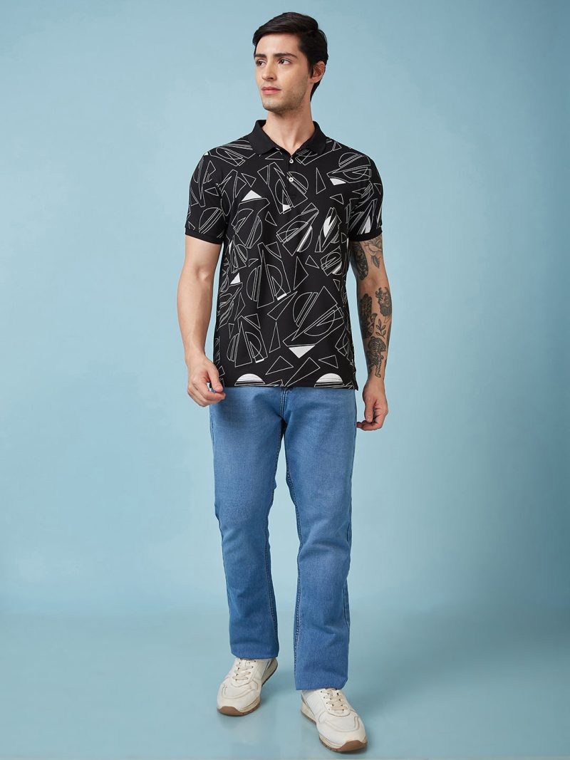 Status Quo Men'S Printed Regular Fit Tshirts