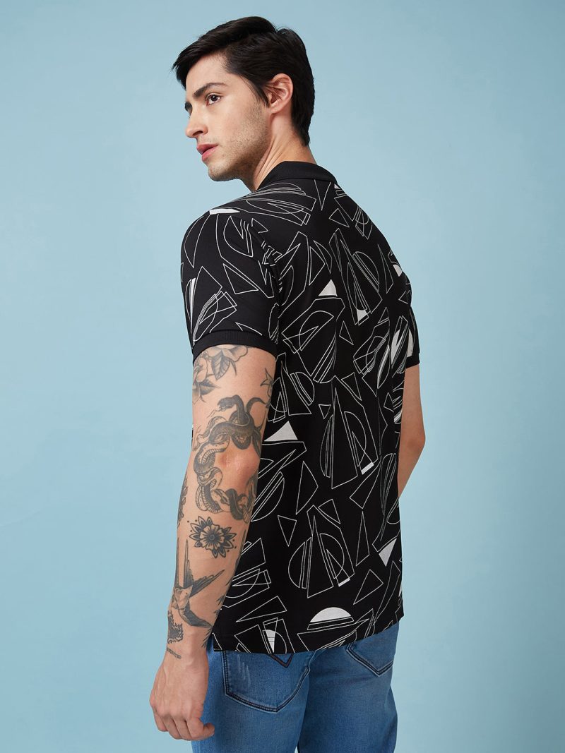 Status Quo Men'S Printed Regular Fit Tshirts