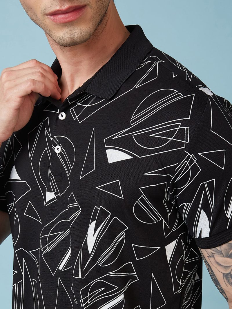 Status Quo Men'S Printed Regular Fit Tshirts