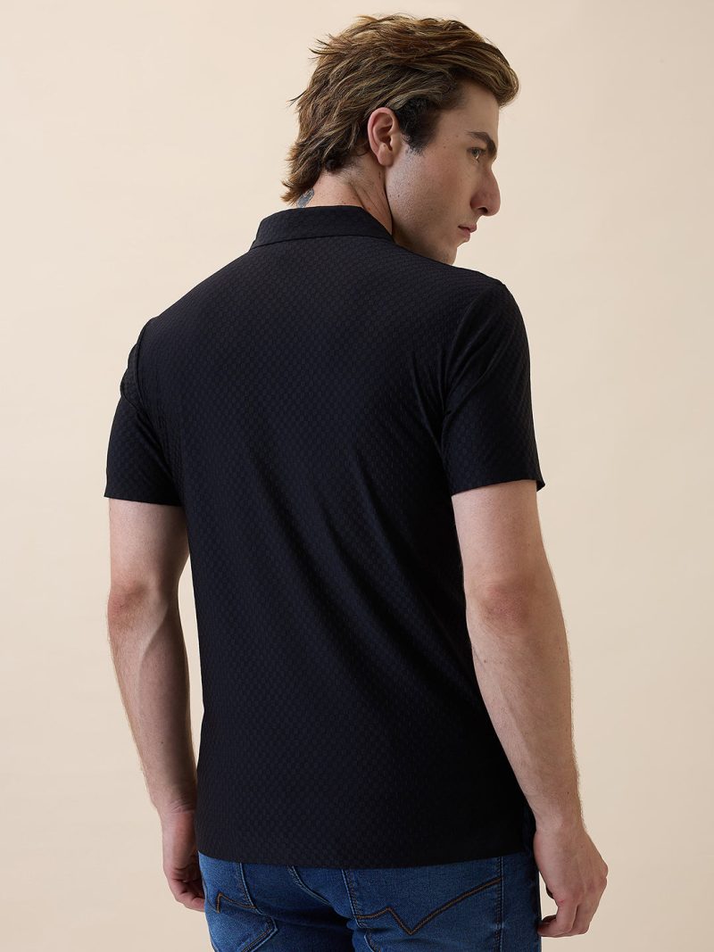 Status Quo Men'S Premium Solid Polo Collar Half Sleeves Regular Fit T-Shirt