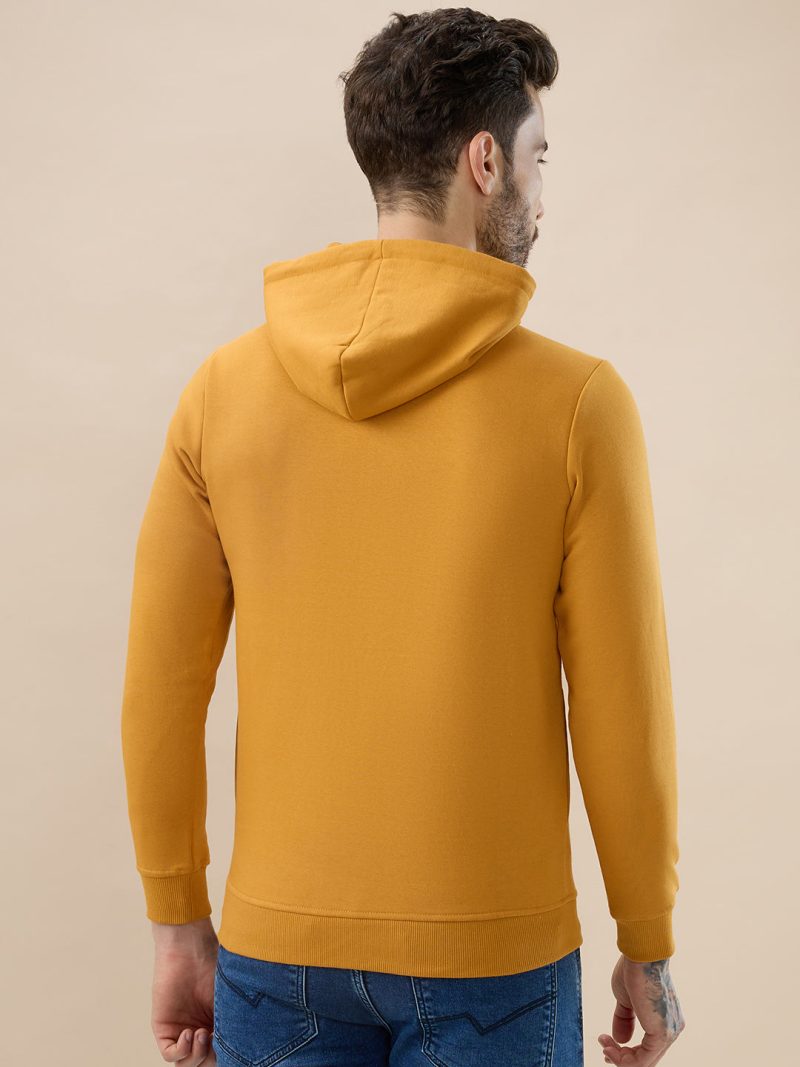 Status Quo Men'S Regular Fit Hooded Sweatshirt With Front Typography Print