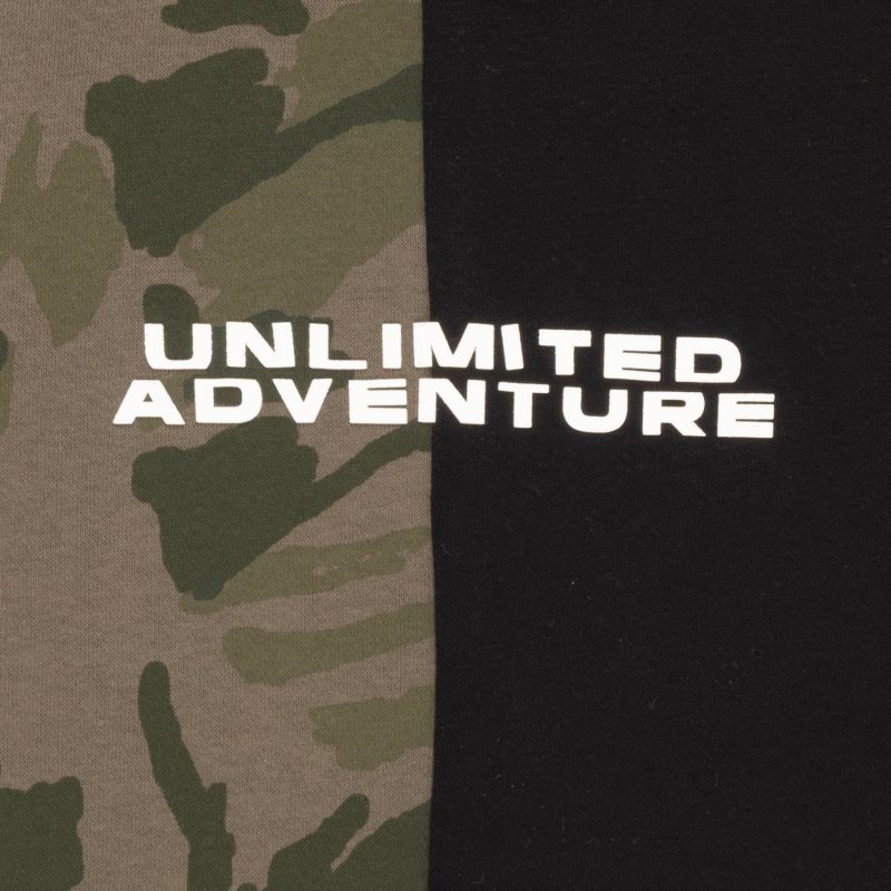 Status Quo Boys Mix & Match Full Sleeve Fleece Hooded Sweatshirt With Kangaroo Pocket