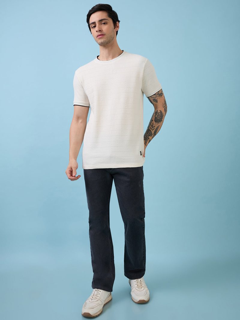 Status Quo Men,S Solid Regular Fit T-Shirts