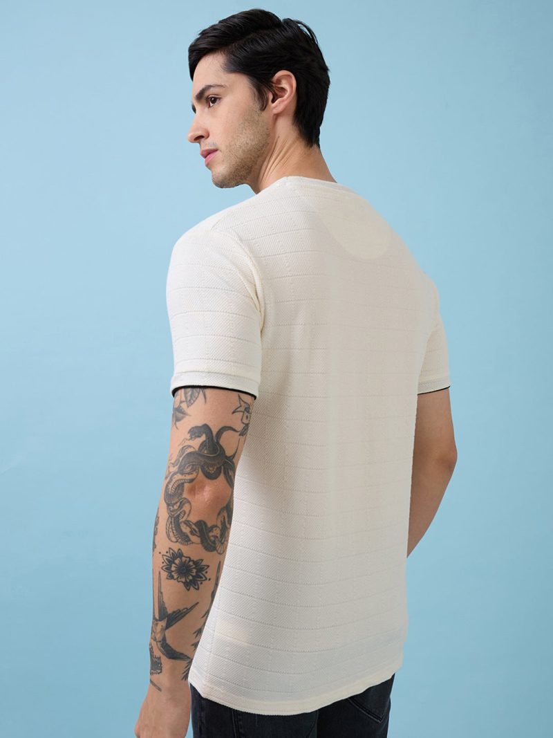 Status Quo Men,S Solid Regular Fit T-Shirts